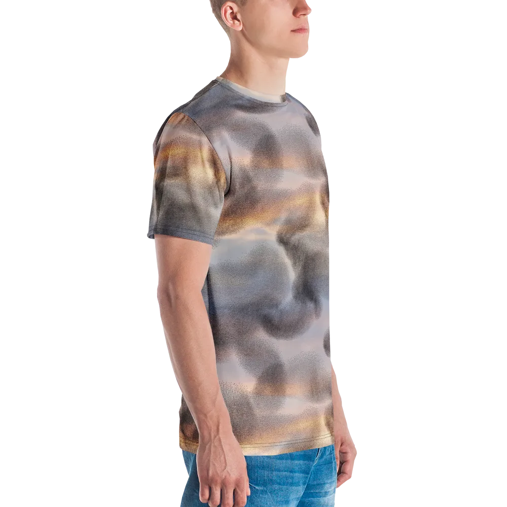 Embercloud Drift on Men's Crew Neck T-Shirt — Right