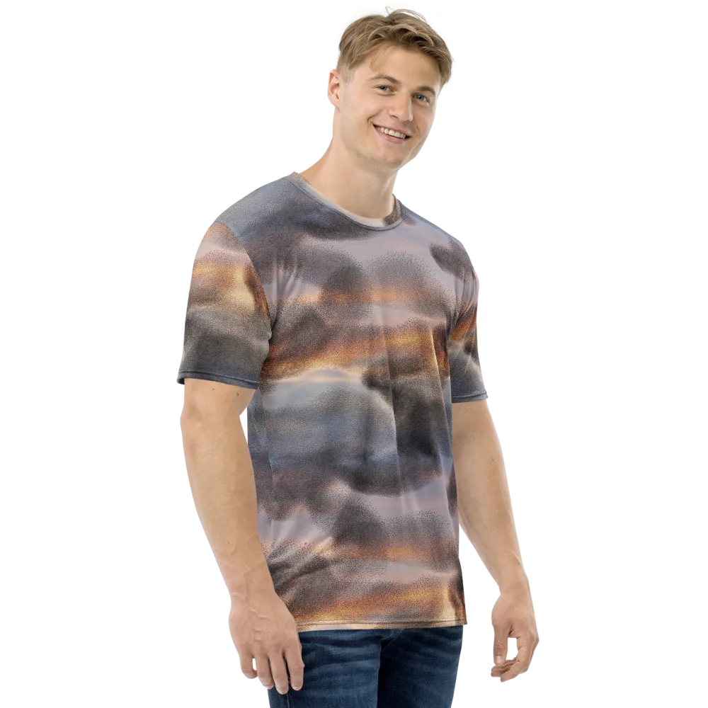 Embercloud Drift on Men's Crew Neck T-Shirt — Right
