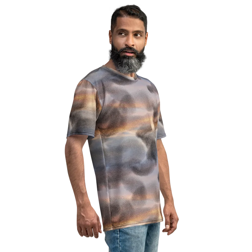 Embercloud Drift on Men's Crew Neck T-Shirt — Right