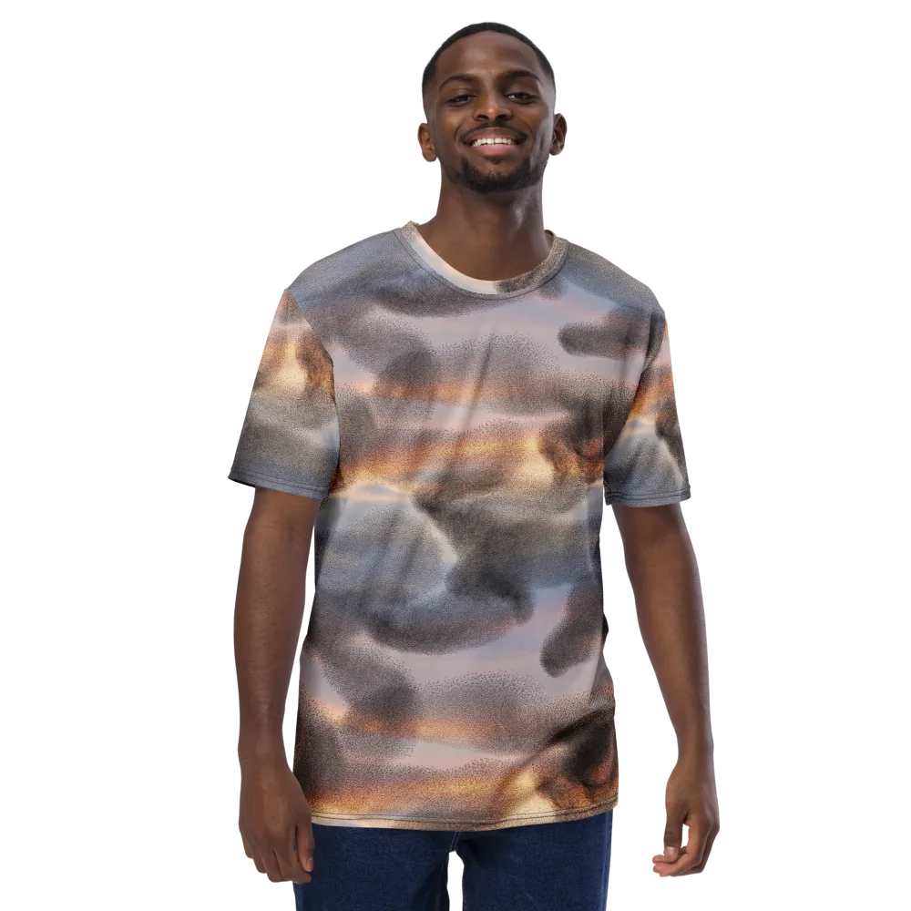 Embercloud Drift on Men's Crew Neck T-Shirt — Front