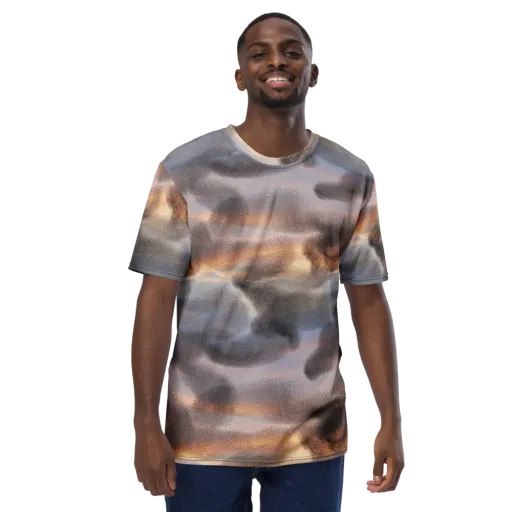 Embercloud Drift on a Men's Crew Neck T-Shirt