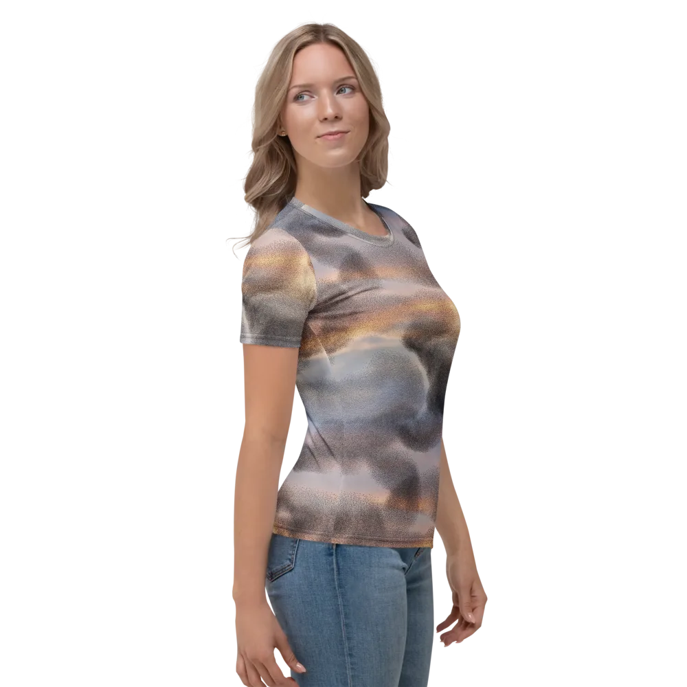 Embercloud Drift on Women's Crew Neck T-Shirt — Right