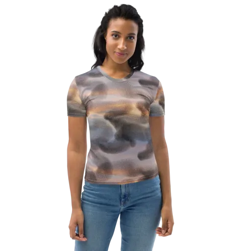 Embercloud Drift on a Women's Crew Neck T-Shirt