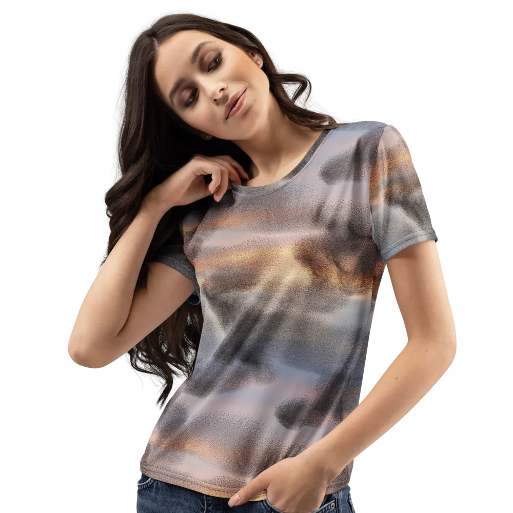 Embercloud Drift on Women's Crew Neck T-Shirt — Left Front