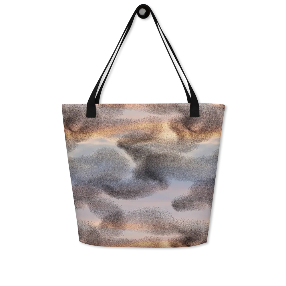 Embercloud Drift on Large Tote Bag W/ Pocket — Front