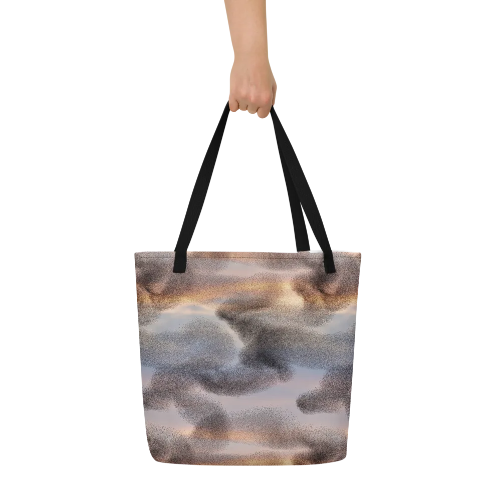 Embercloud Drift on Large Tote Bag W/ Pocket — Front