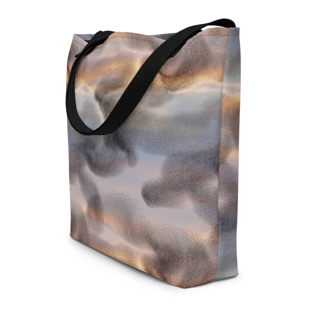 Embercloud Drift on Large Tote Bag W/ Pocket — Front