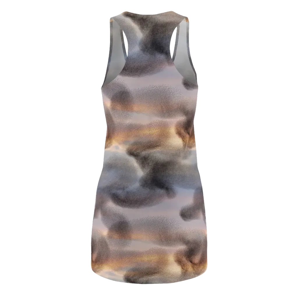 Embercloud Drift on Racerback Dress — Back