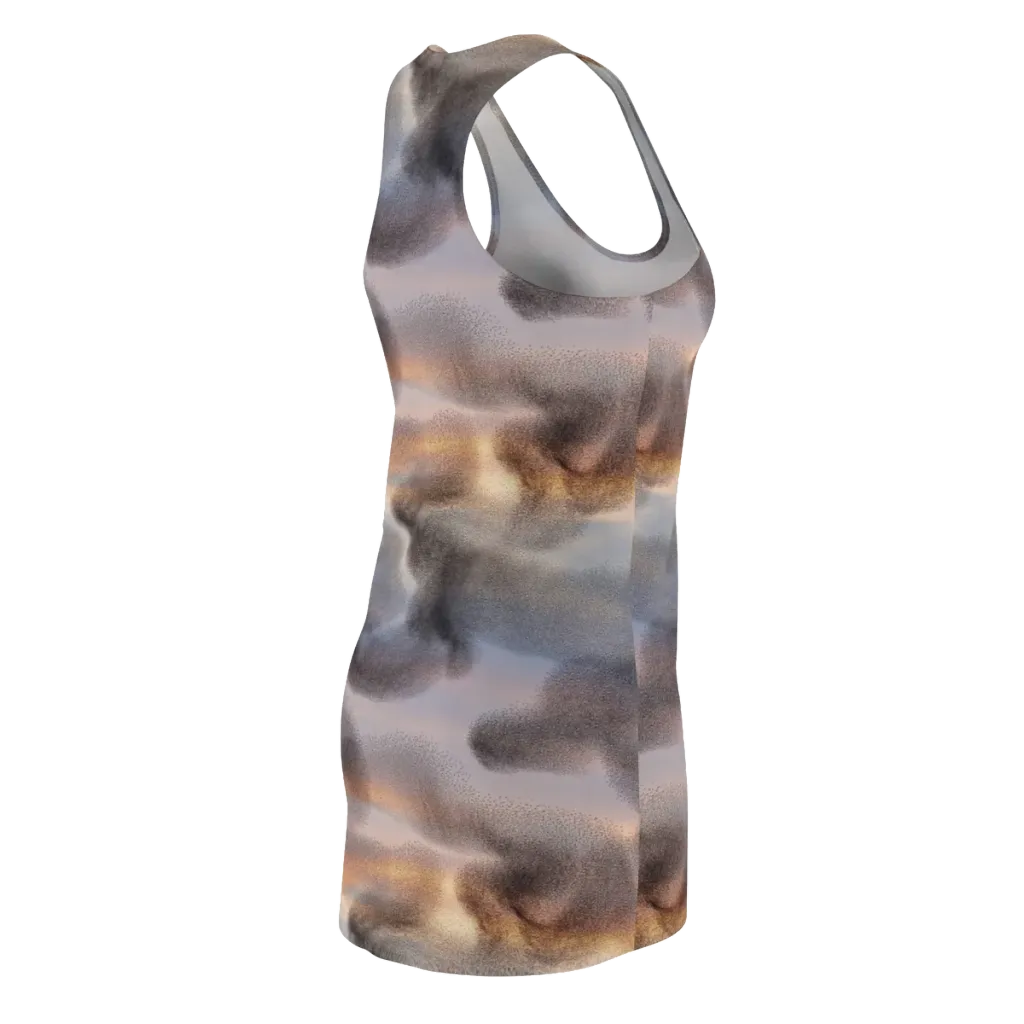Embercloud Drift on Racerback Dress — Back Side