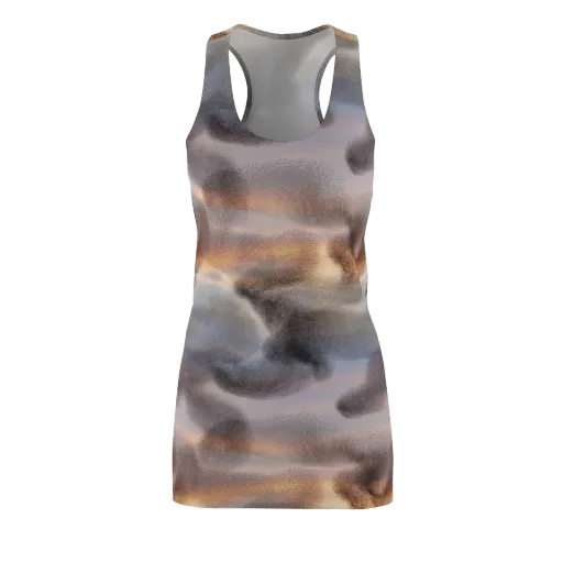 Embercloud Drift on a Racerback Dress