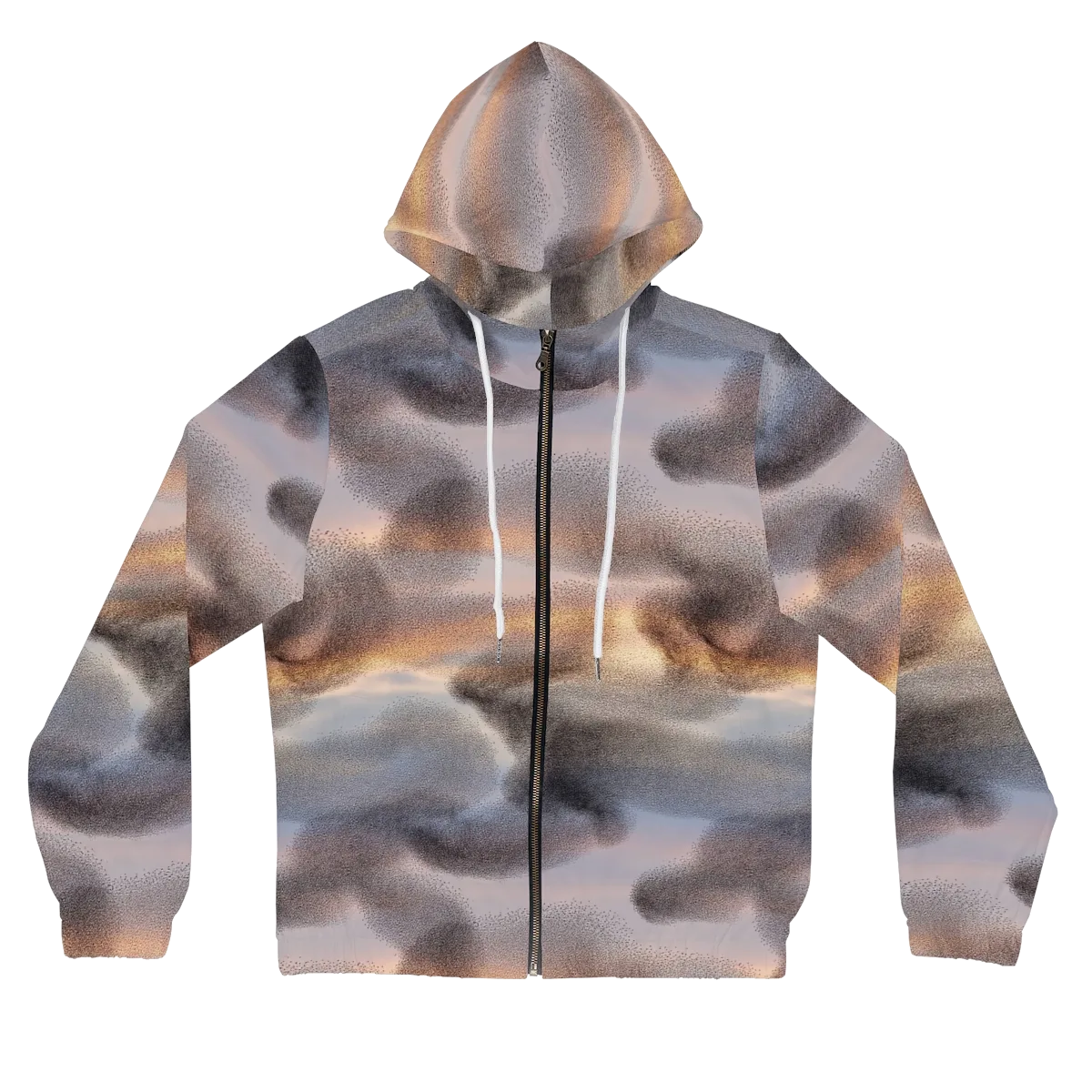 Embercloud Drift on Women's Full-Zip Hoodie — Front