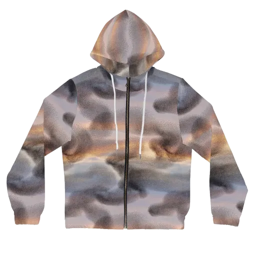 Embercloud Drift on a Women's Full-Zip Hoodie