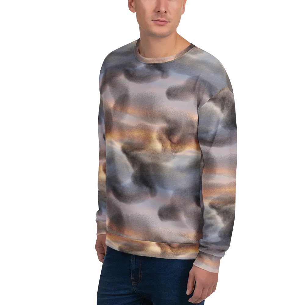 Embercloud Drift on Sweatshirt — Left Front