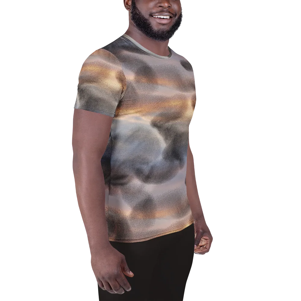 Embercloud Drift on Men's Athletic T-Shirt — Right