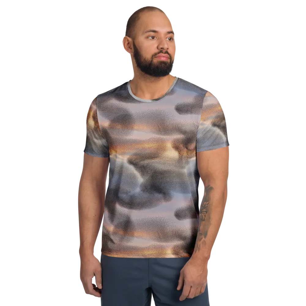 Embercloud Drift on Men's Athletic T-Shirt — Front