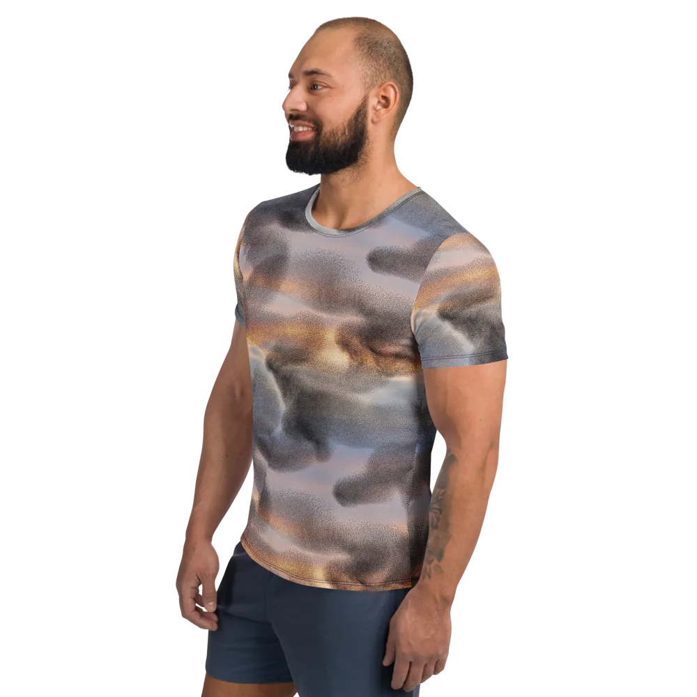 Embercloud Drift on Men's Athletic T-Shirt — Left