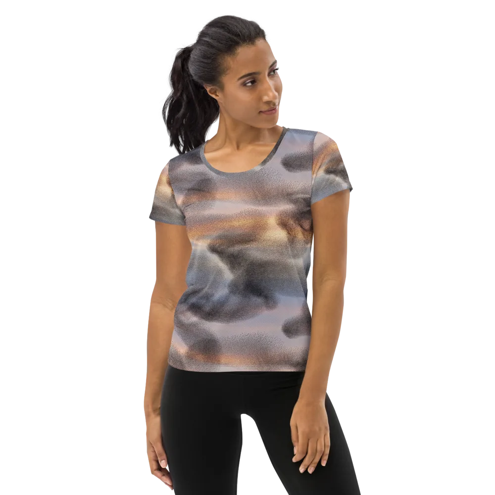 Embercloud Drift on Women's Athletic T-Shirt — Front