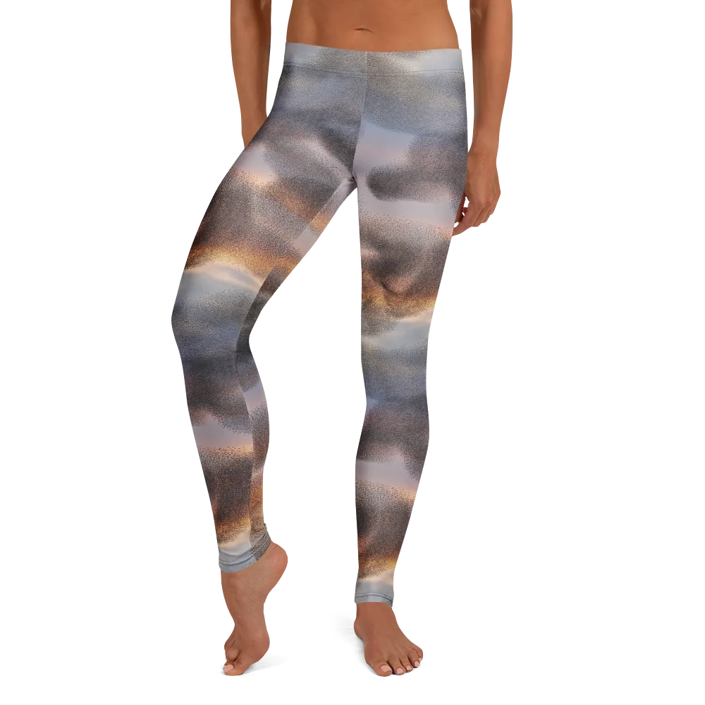 Embercloud Drift on Leggings — Front