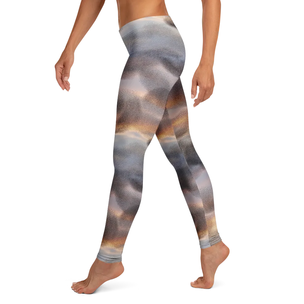 Embercloud Drift on Leggings — Left