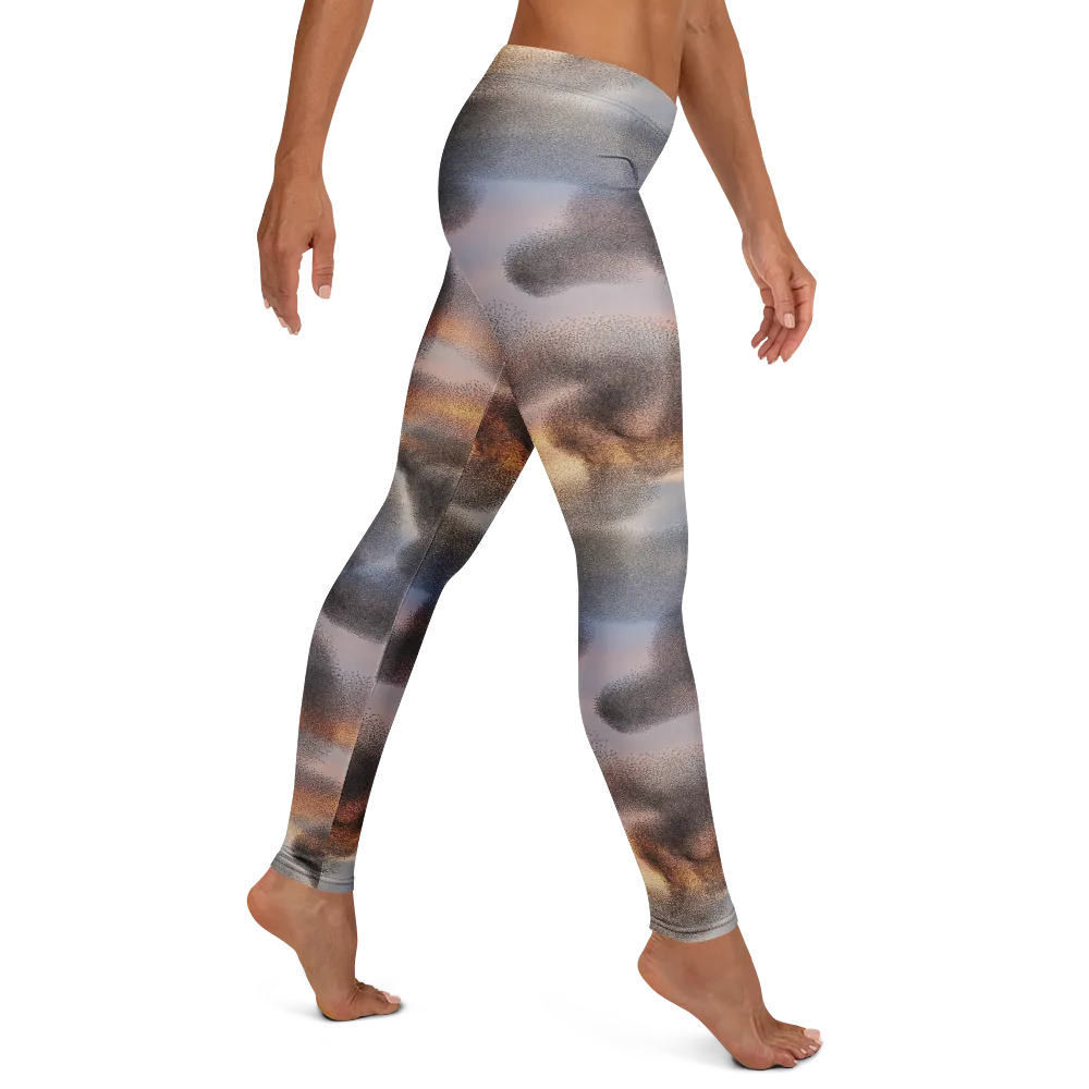 Embercloud Drift on Leggings — Right