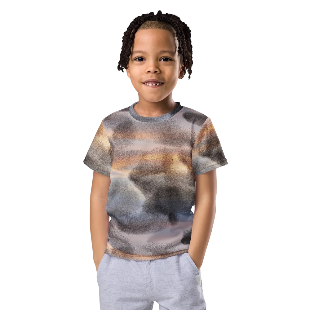 Embercloud Drift on Kids Crew Neck T-Shirt — Front