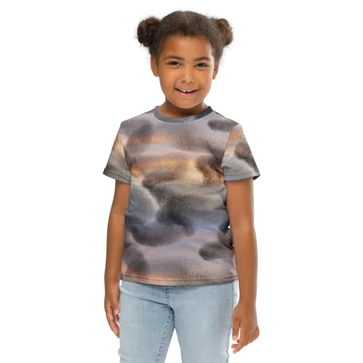 Embercloud Drift on a Kids Crew Neck T-Shirt