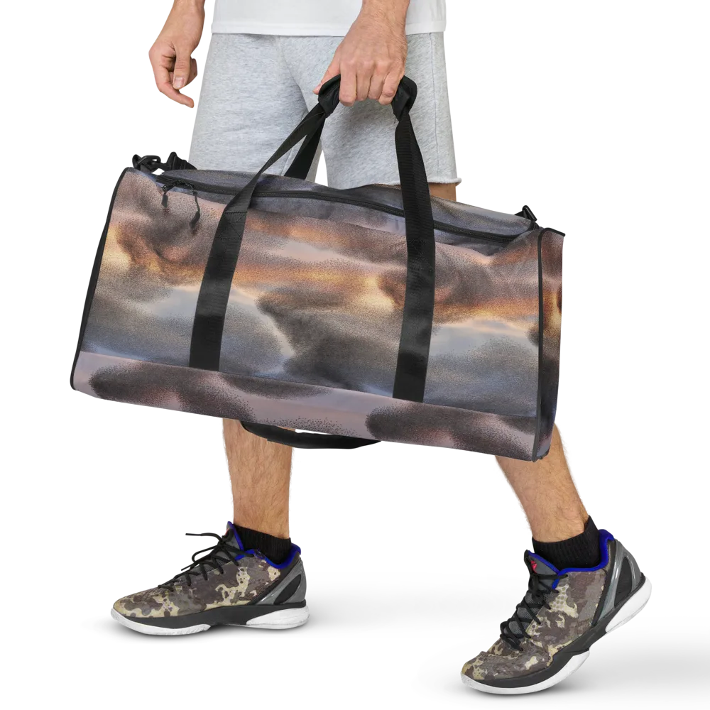 Embercloud Drift on Duffle Bag — Front