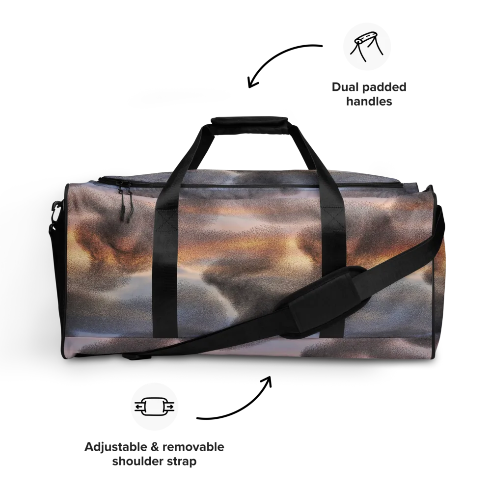 Embercloud Drift on Duffle Bag — Front