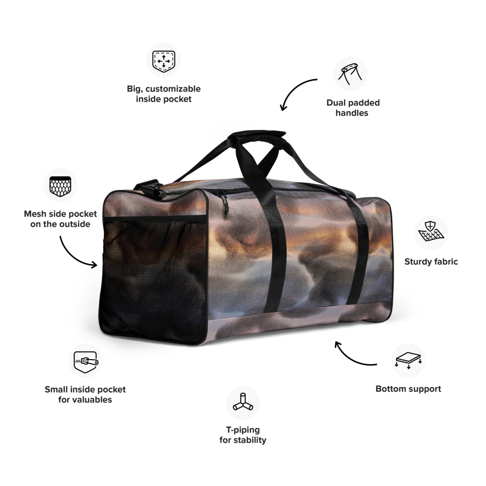 Embercloud Drift on Duffle Bag — Right Front