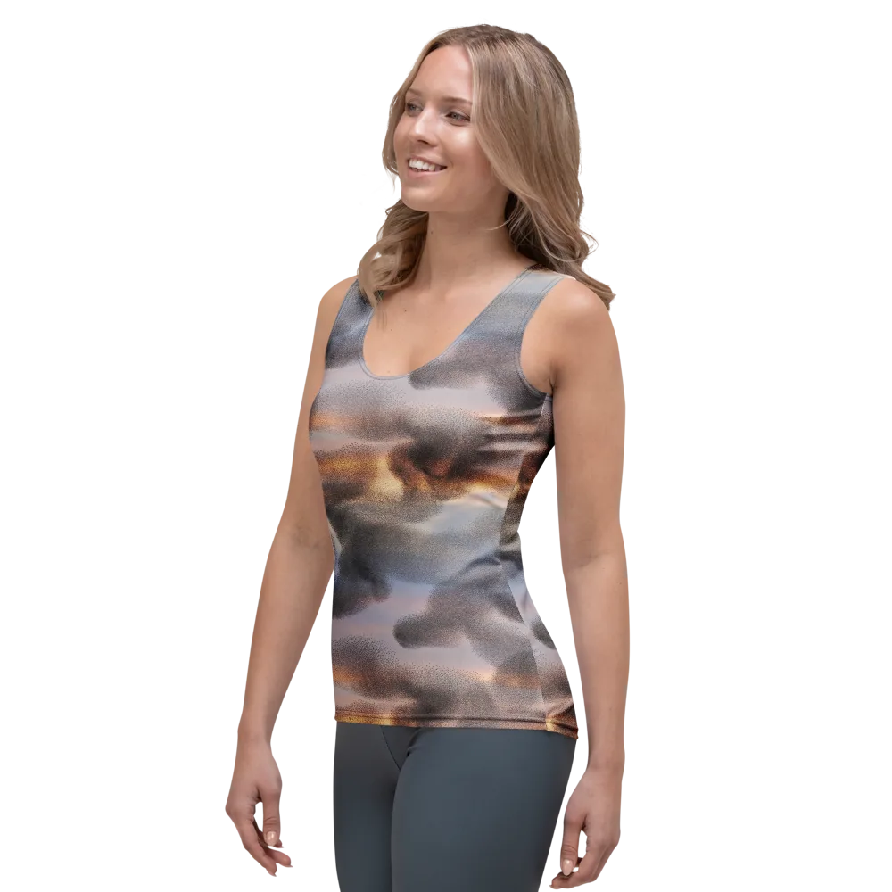Embercloud Drift on Women's Tank Top — Left Front