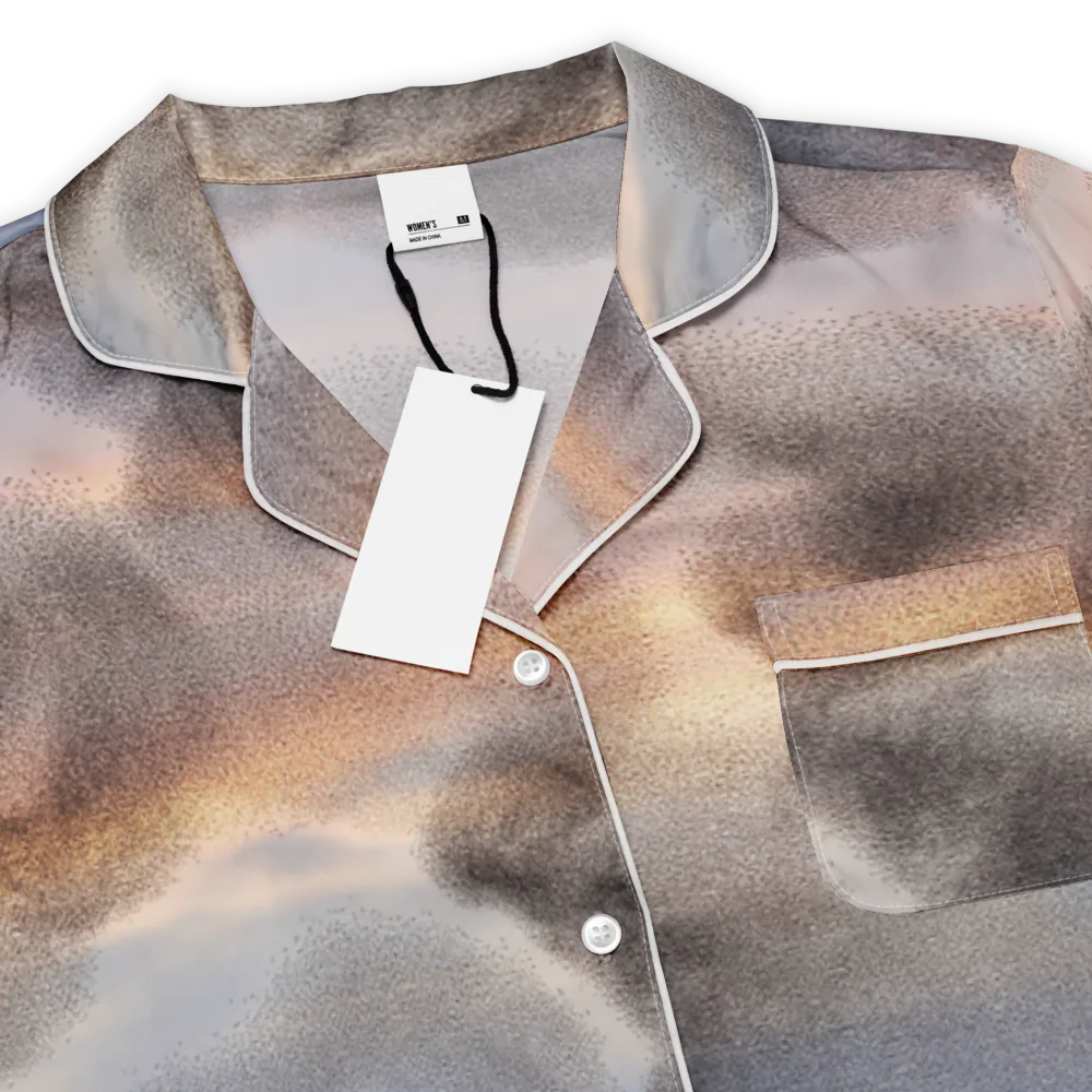 Embercloud Drift on Women's Short Sleeve Pajama Top — Product details