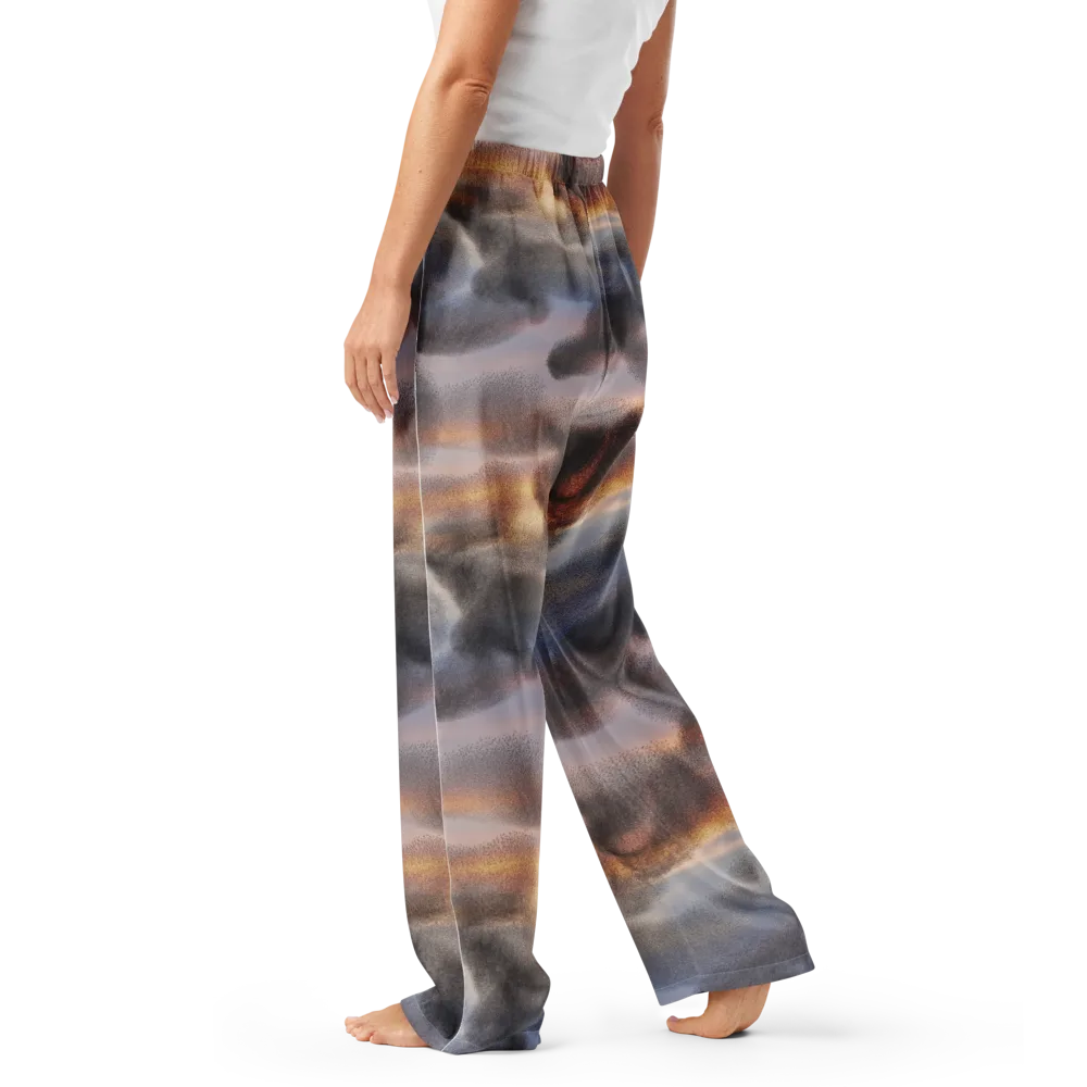 Embercloud Drift on Women's Pajama Pants — Left