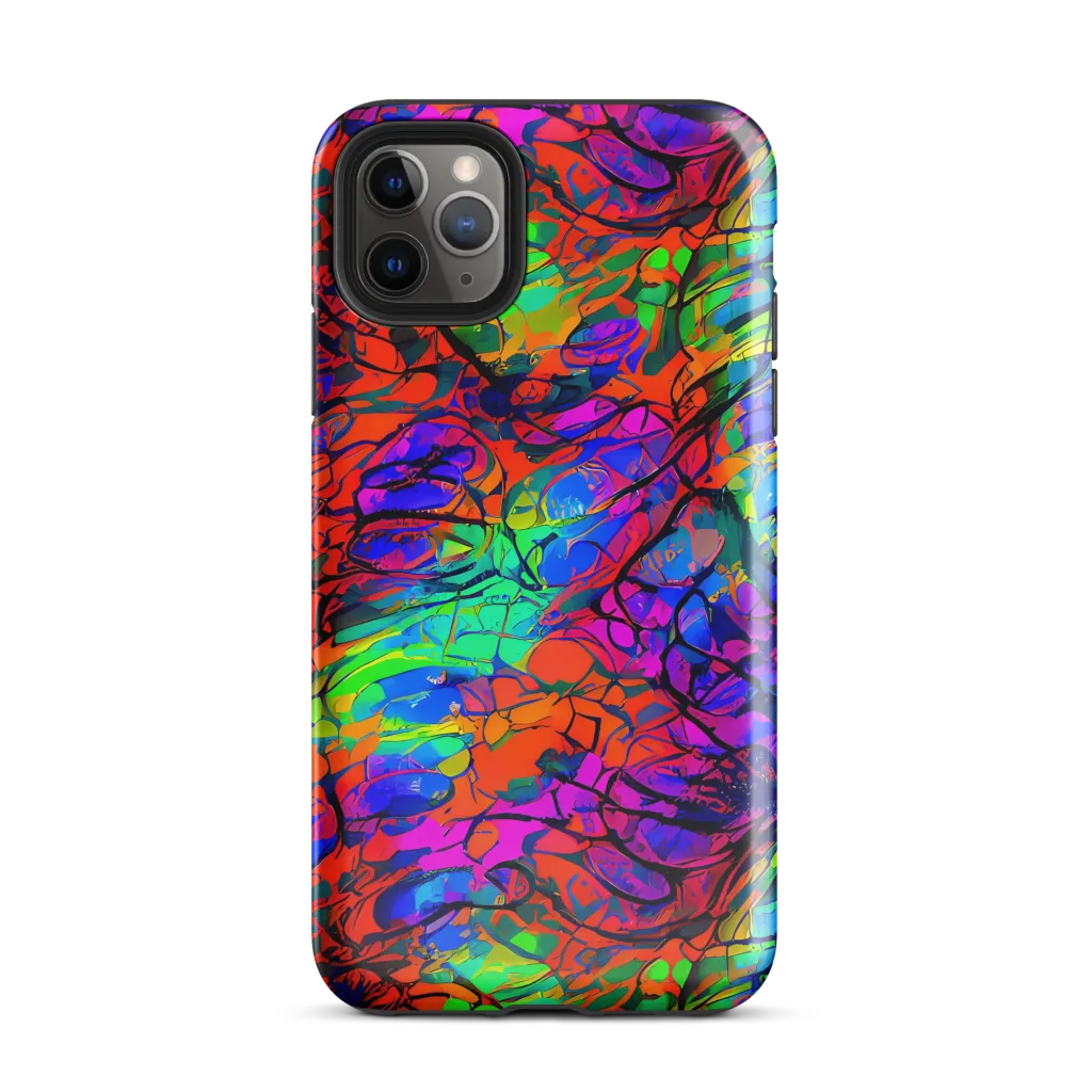 Fluorescent Reverie on Tough Case for iPhone® — Front