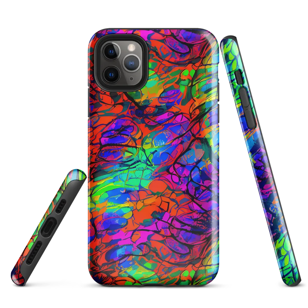 Fluorescent Reverie on Tough Case for iPhone® — Front