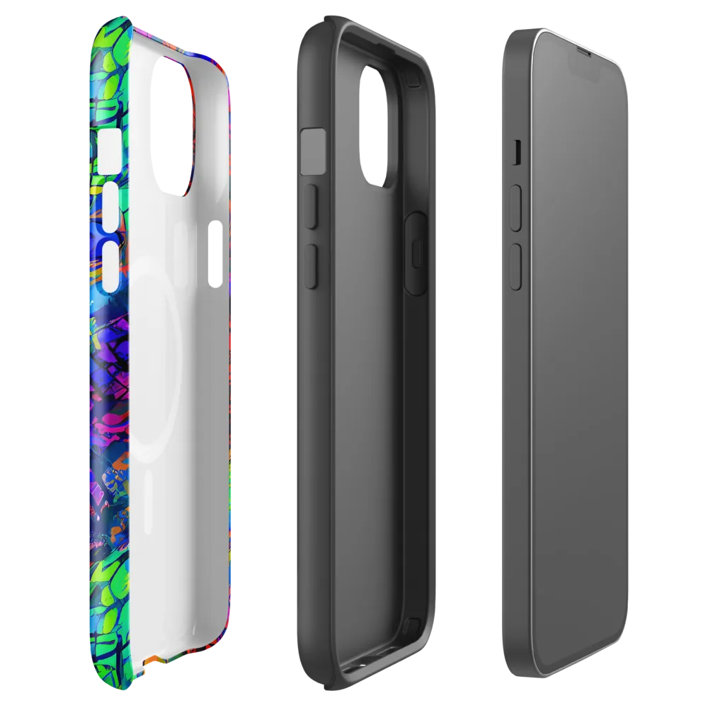 Fluorescent Reverie on MagSafe Tough Case for iPhone® — Front