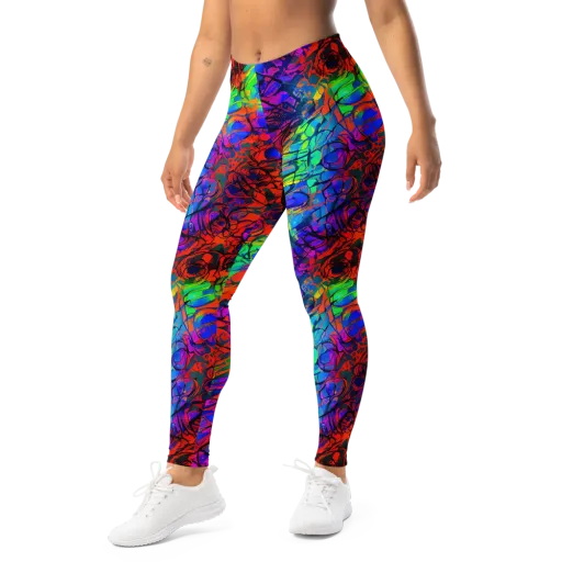 Fluorescent Reverie on a Leggings