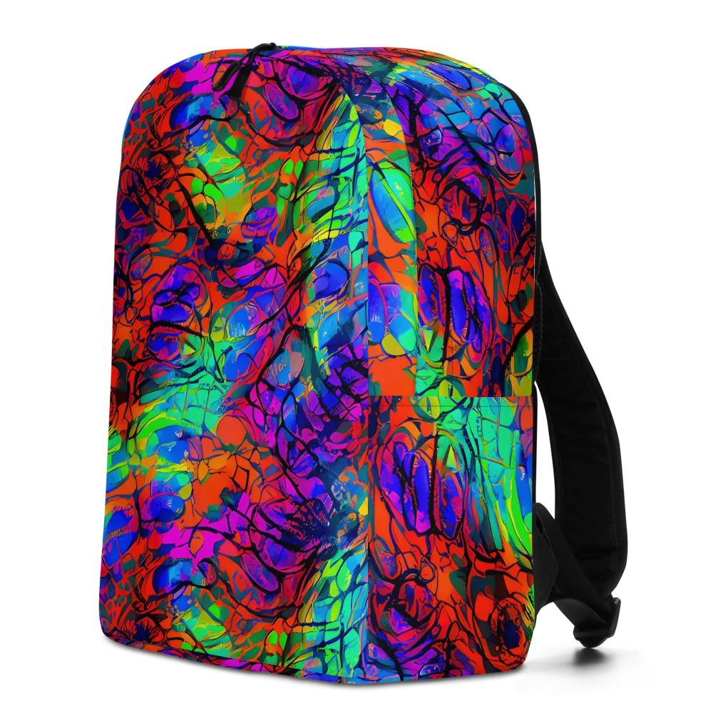 Fluorescent Reverie on Minimalist Backpack — Left