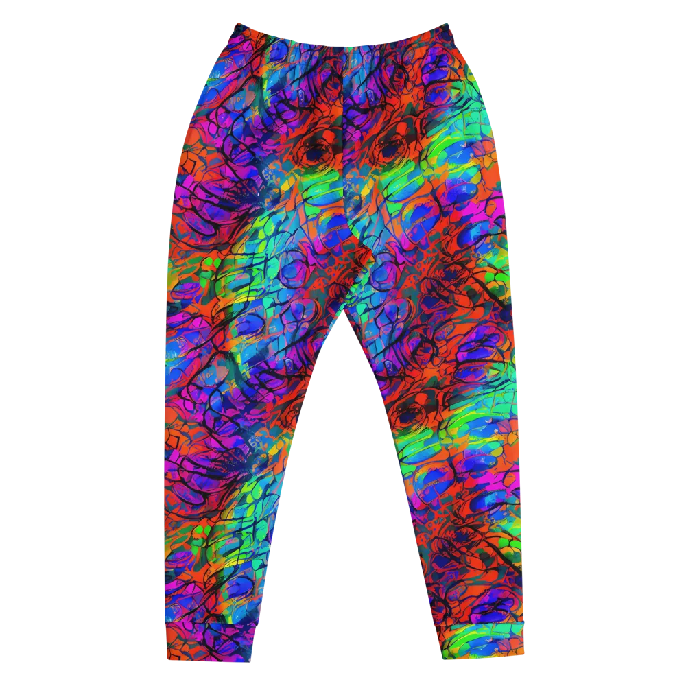 Fluorescent Reverie on Men's Joggers — Front