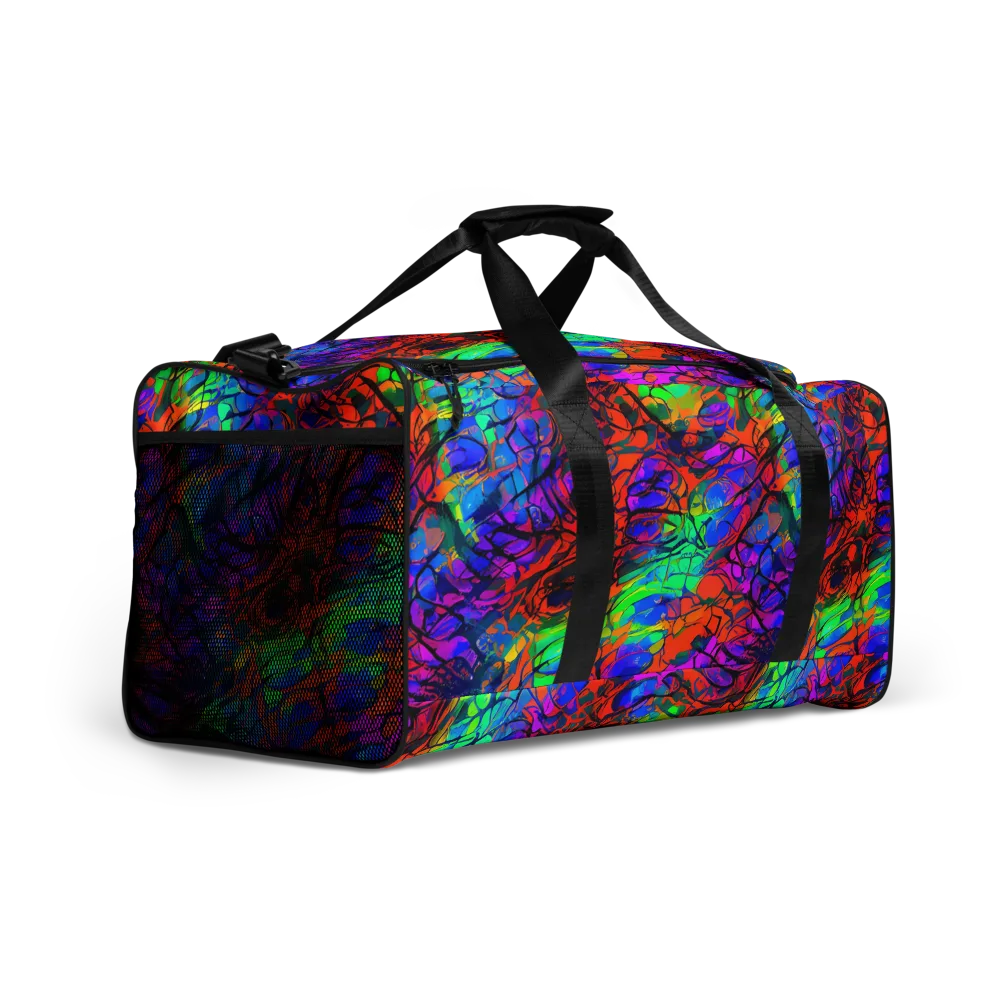 Fluorescent Reverie on Duffle Bag — Right Front