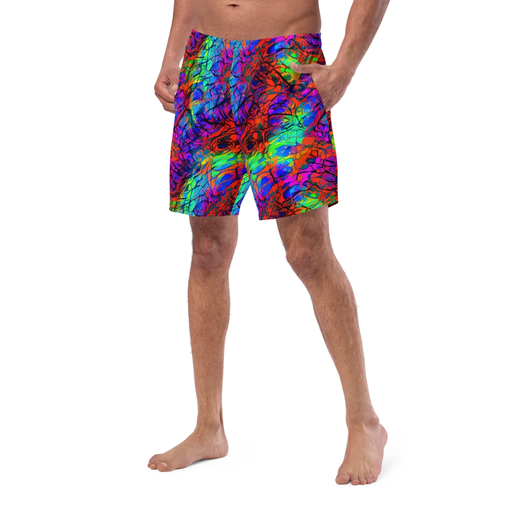 Fluorescent Reverie on Swim Trunks — Left Front