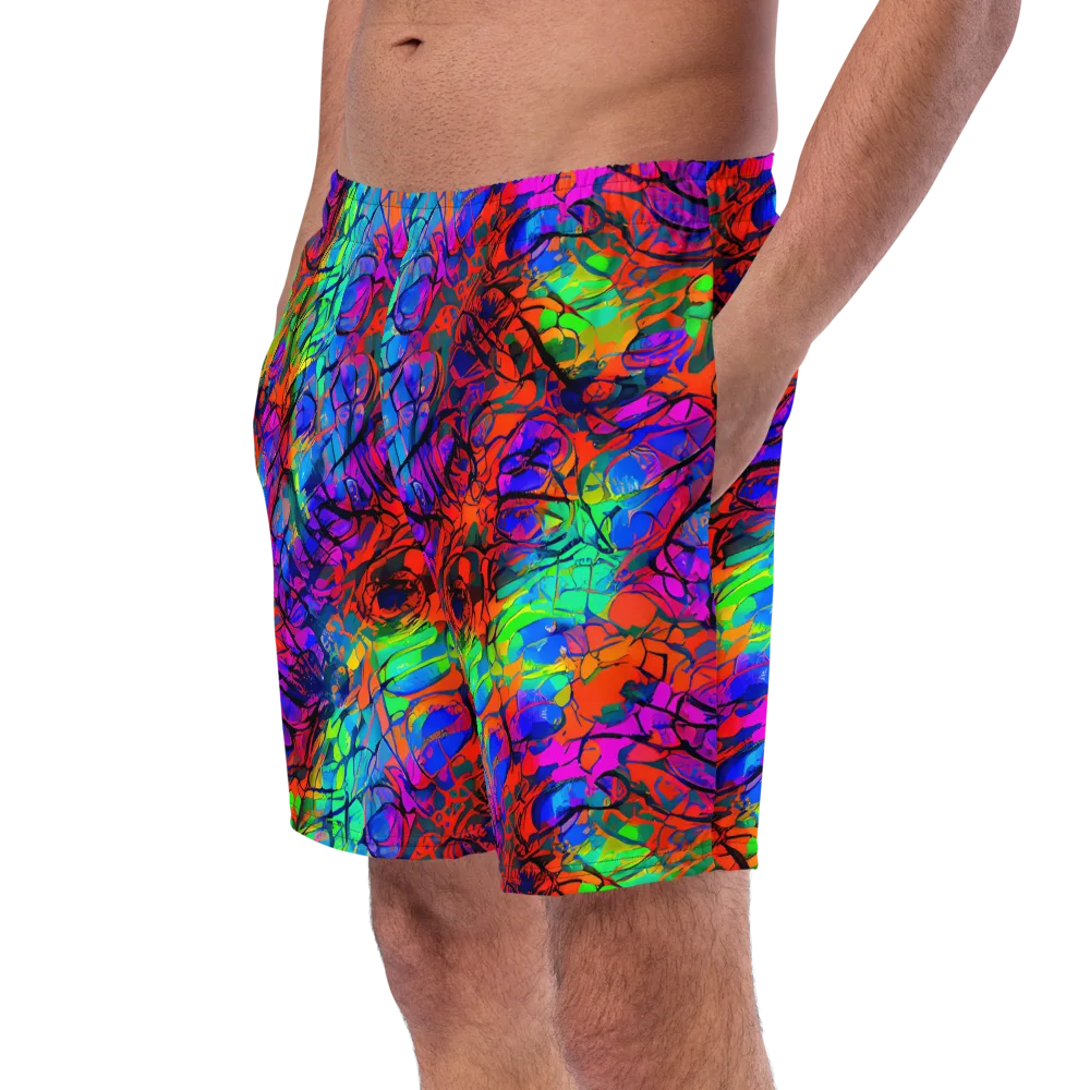 Fluorescent Reverie on Swim Trunks — Left Front