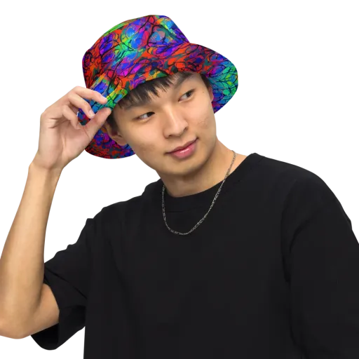 Fluorescent Reverie on a Reversible Bucket Hat
