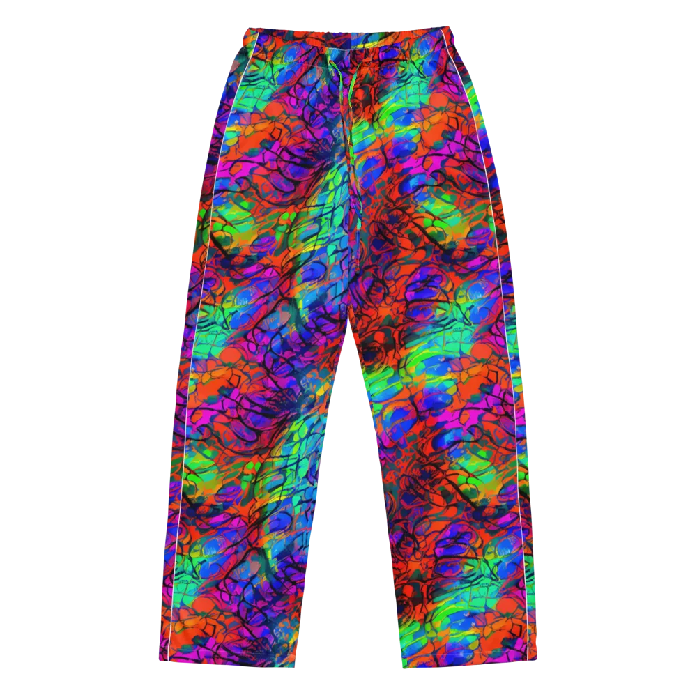 Fluorescent Reverie on Women's Pajama Pants — Front