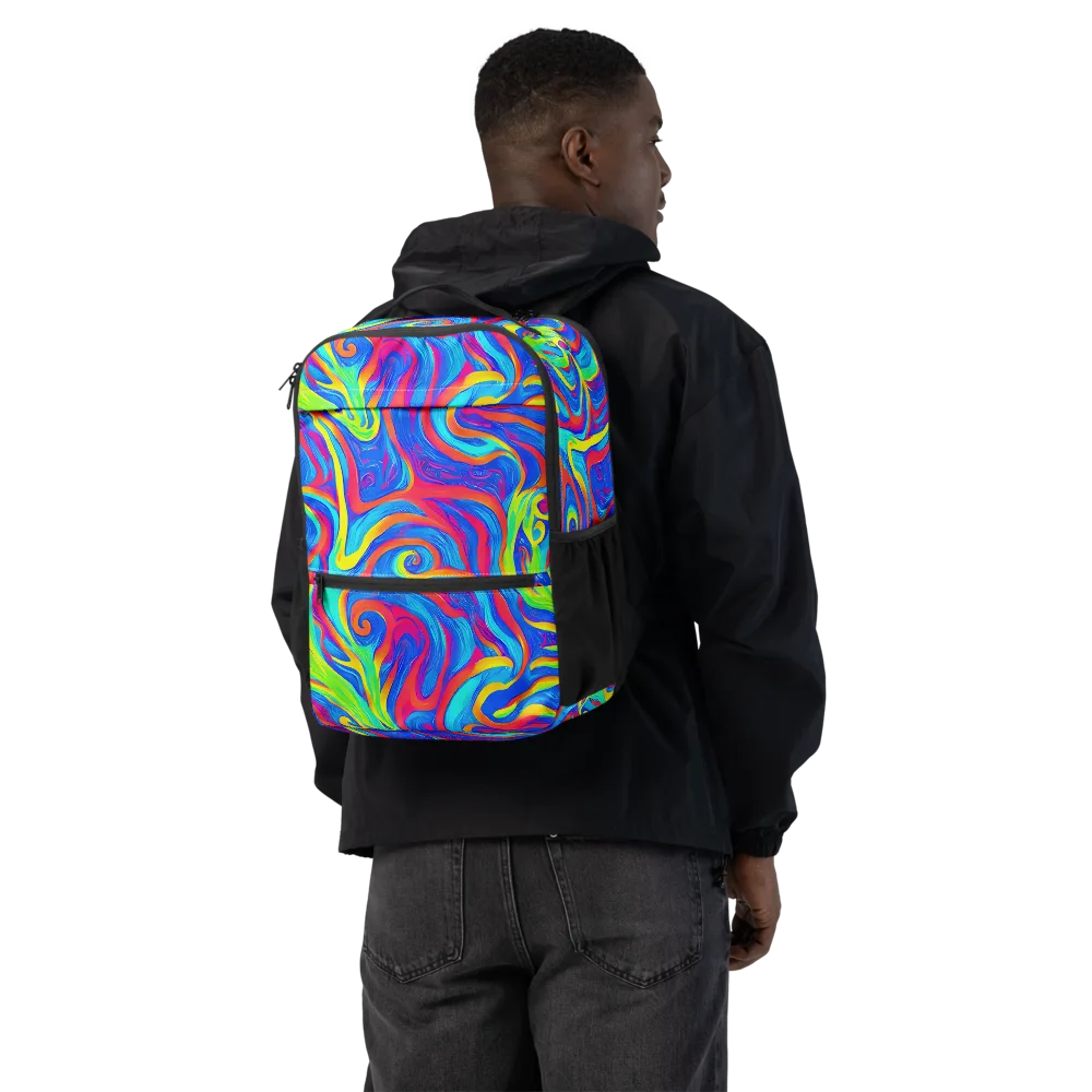 Candy Cyclone on Utility Backpack — Back