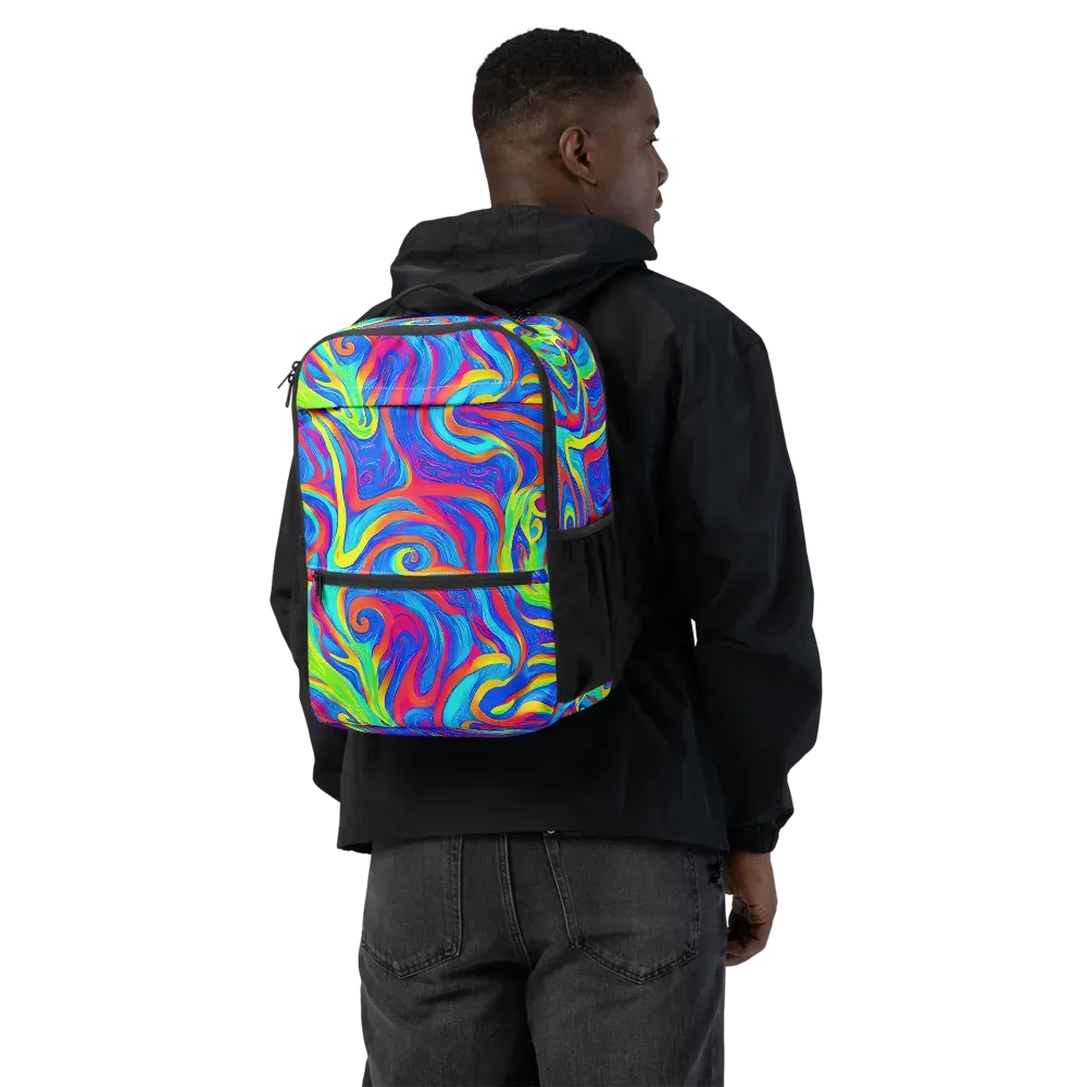 Candy Cyclone on Utility Backpack — Back