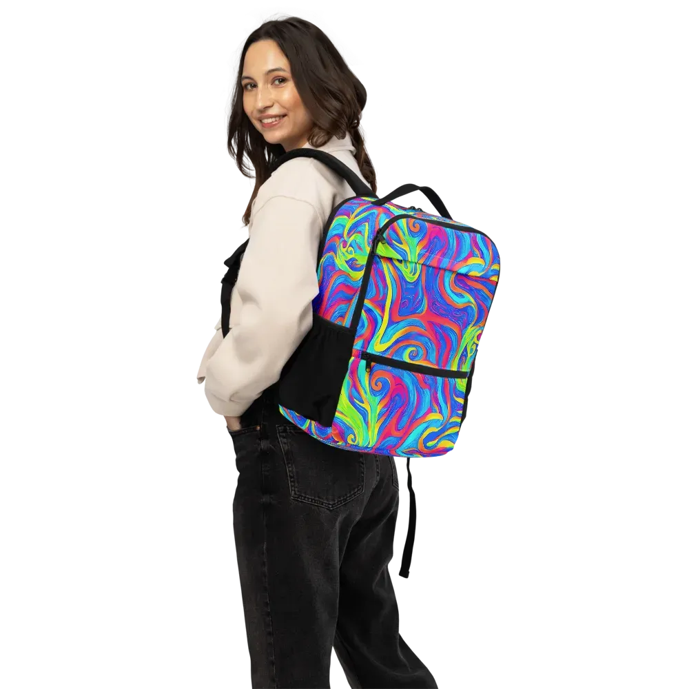 Candy Cyclone on Utility Backpack — Back