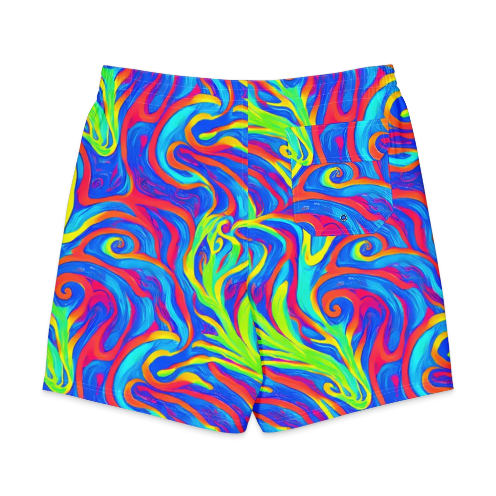 Candy Cyclone on Men's Board Shorts — Back