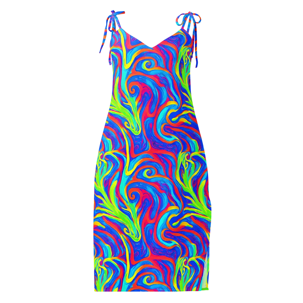 Candy Cyclone on Slip Dress — Front