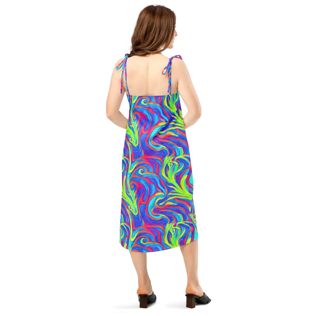 Candy Cyclone on Slip Dress — Back