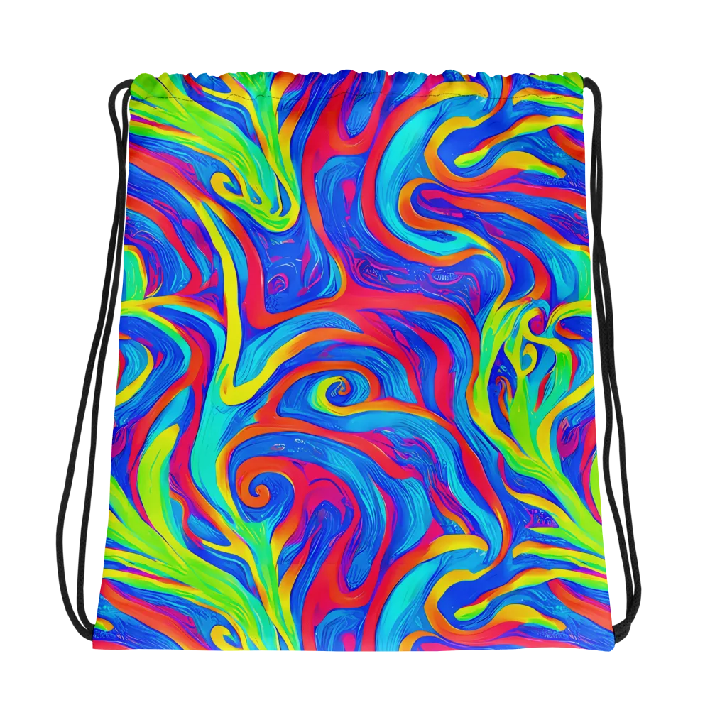 Candy Cyclone on Drawstring Bag — Photo